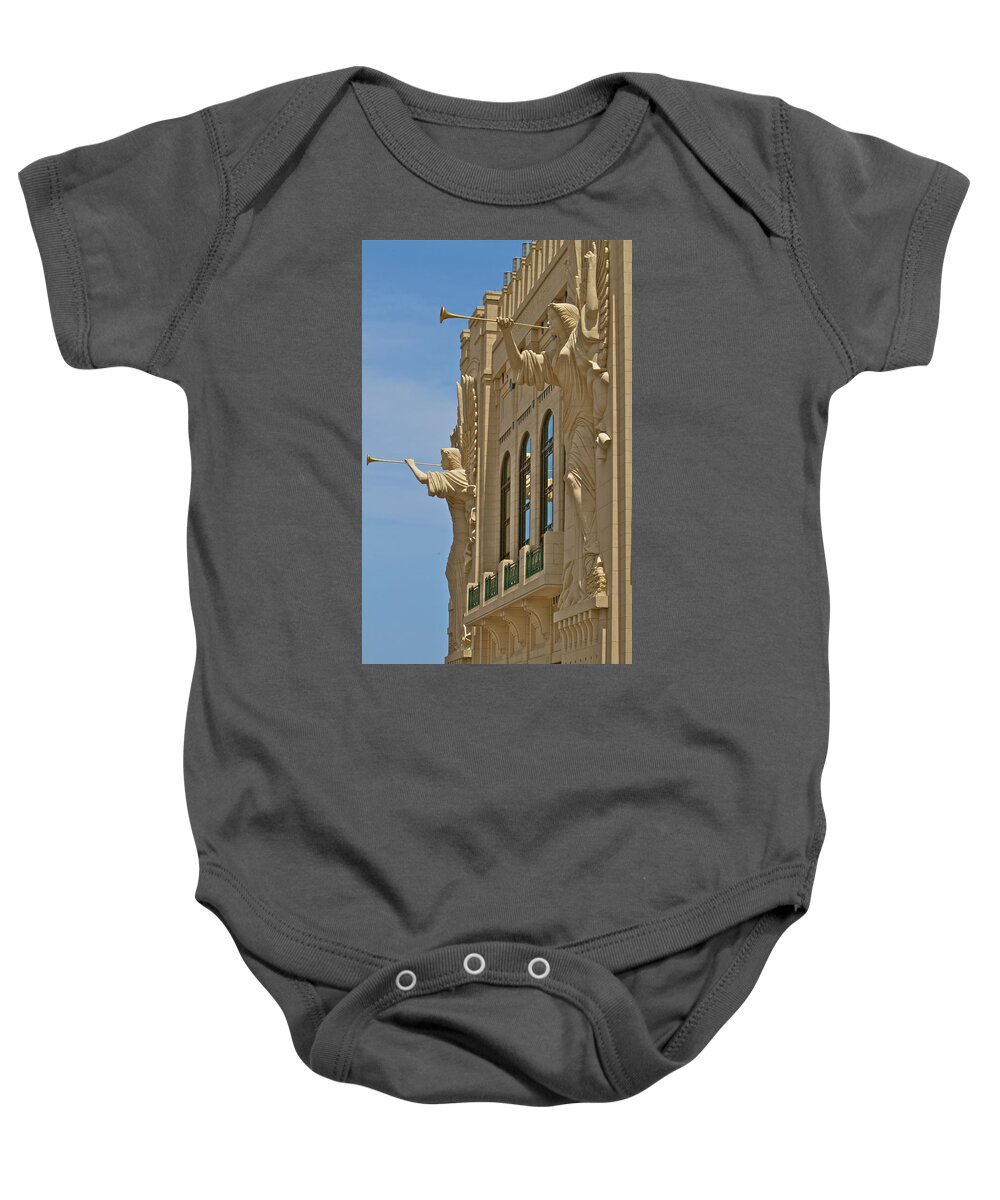 Ort Worth Baby Onesie featuring the photograph Fort Worth's Angels by John Babis