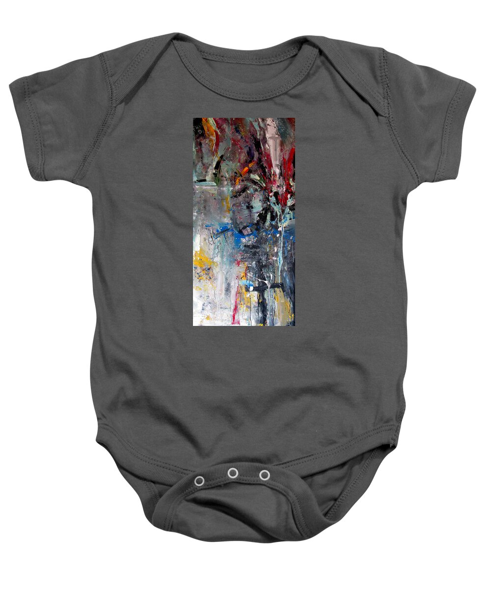 Fourth Of July Baby Onesie featuring the painting Fourth Of July II by John Gholson