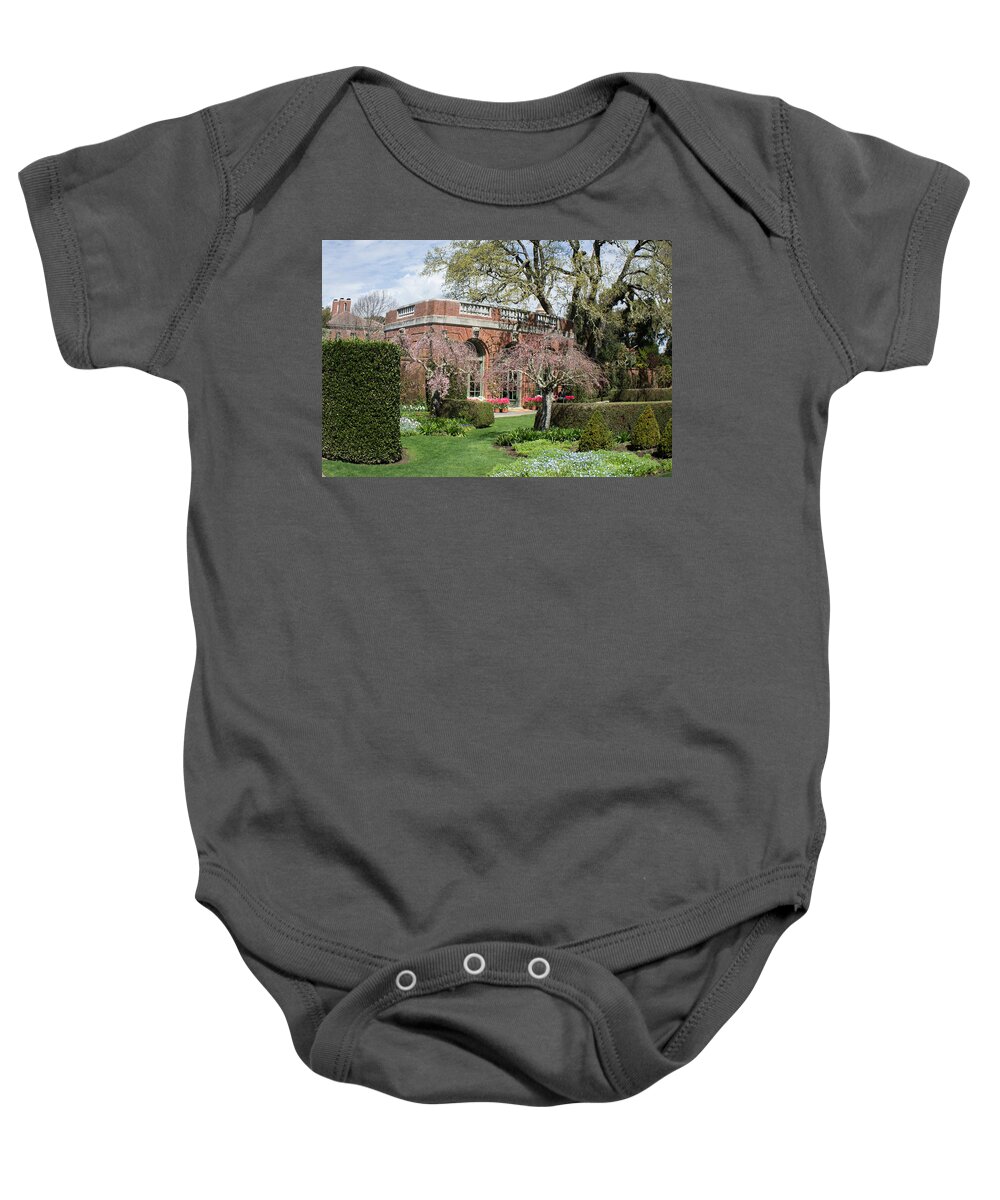 Filoli Baby Onesie featuring the photograph Garden Glory by Weir Here And There