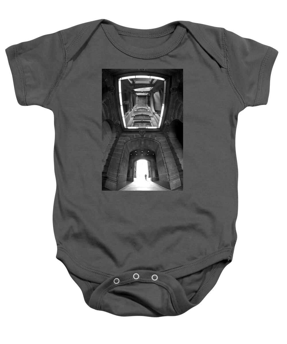 Gateway Baby Onesie featuring the photograph Gateway to a Forgotten Land by Paul Watkins