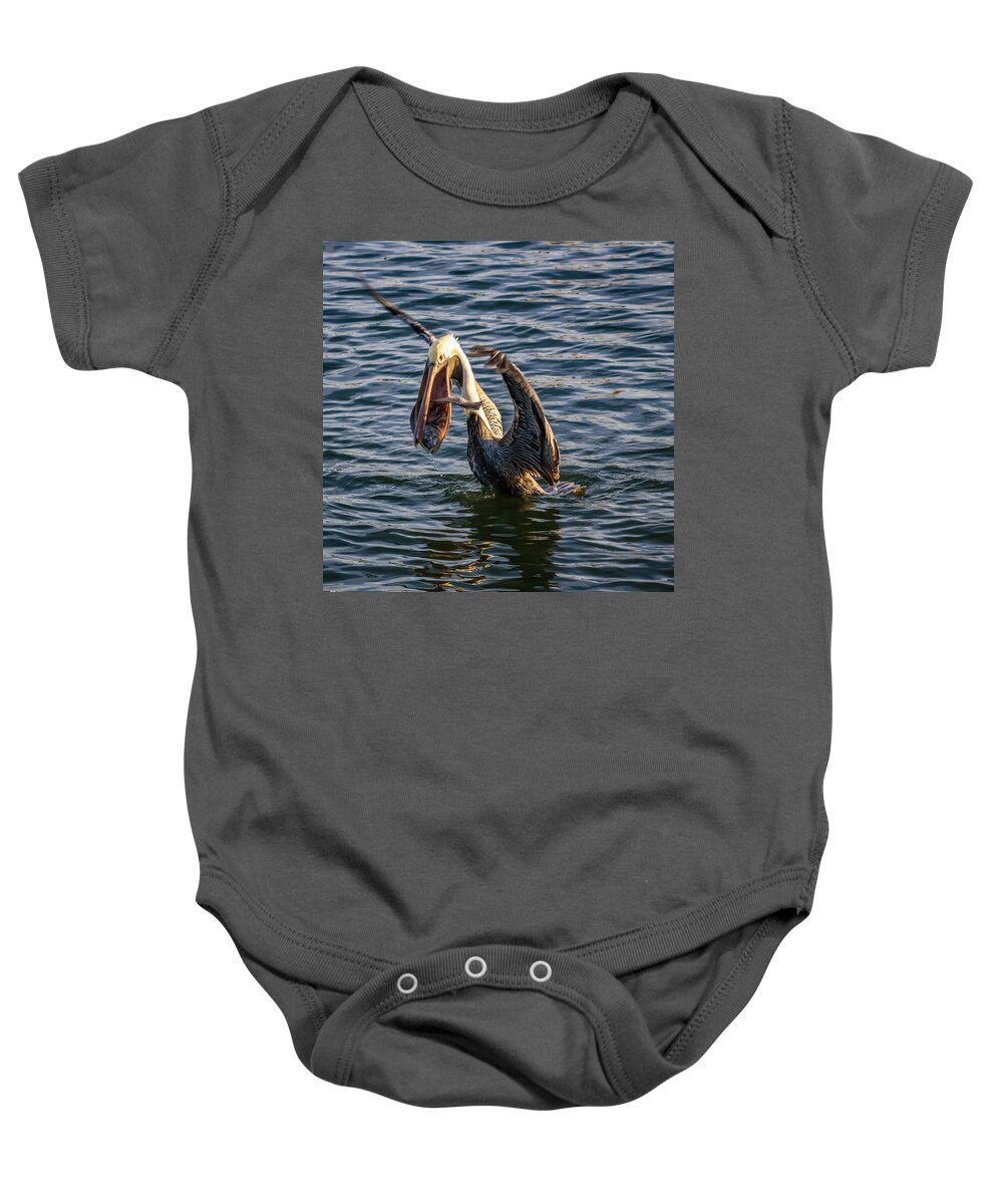 America Baby Onesie featuring the photograph Gulp by Traveler's Pics