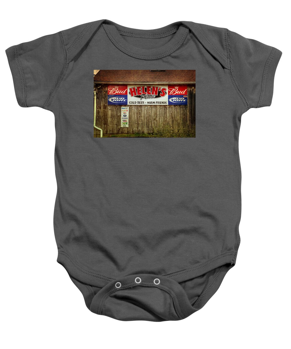 Joan Carroll Baby Onesie featuring the photograph Helen's Place by Joan Carroll