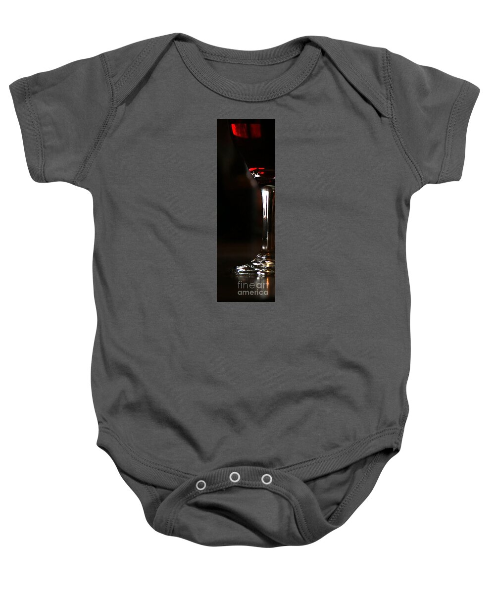 Wine Baby Onesie featuring the photograph Holiday Cheer by Linda Shafer