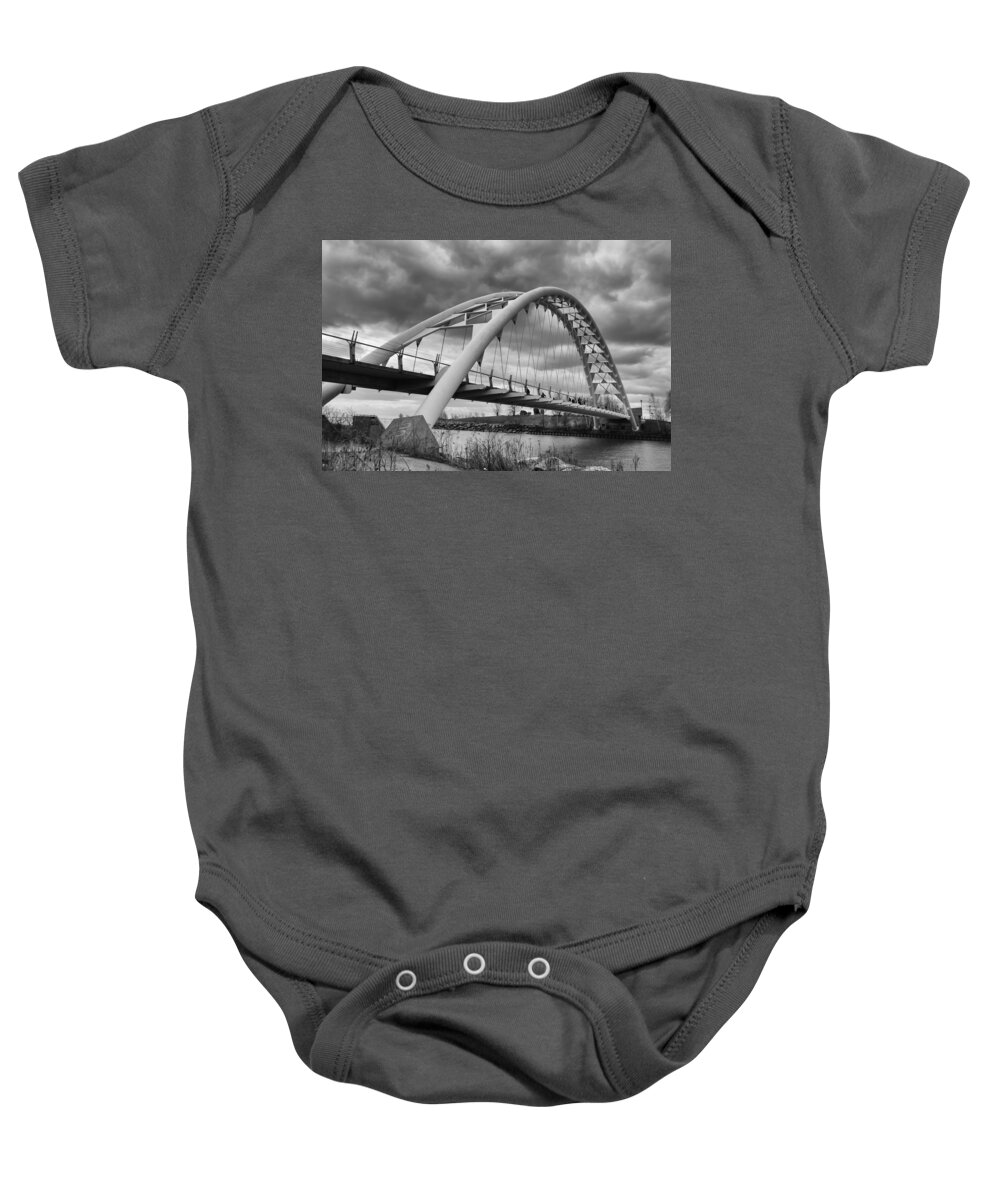 Bridges Baby Onesie featuring the photograph Humber River Arch Bridge 1385 by Guy Whiteley