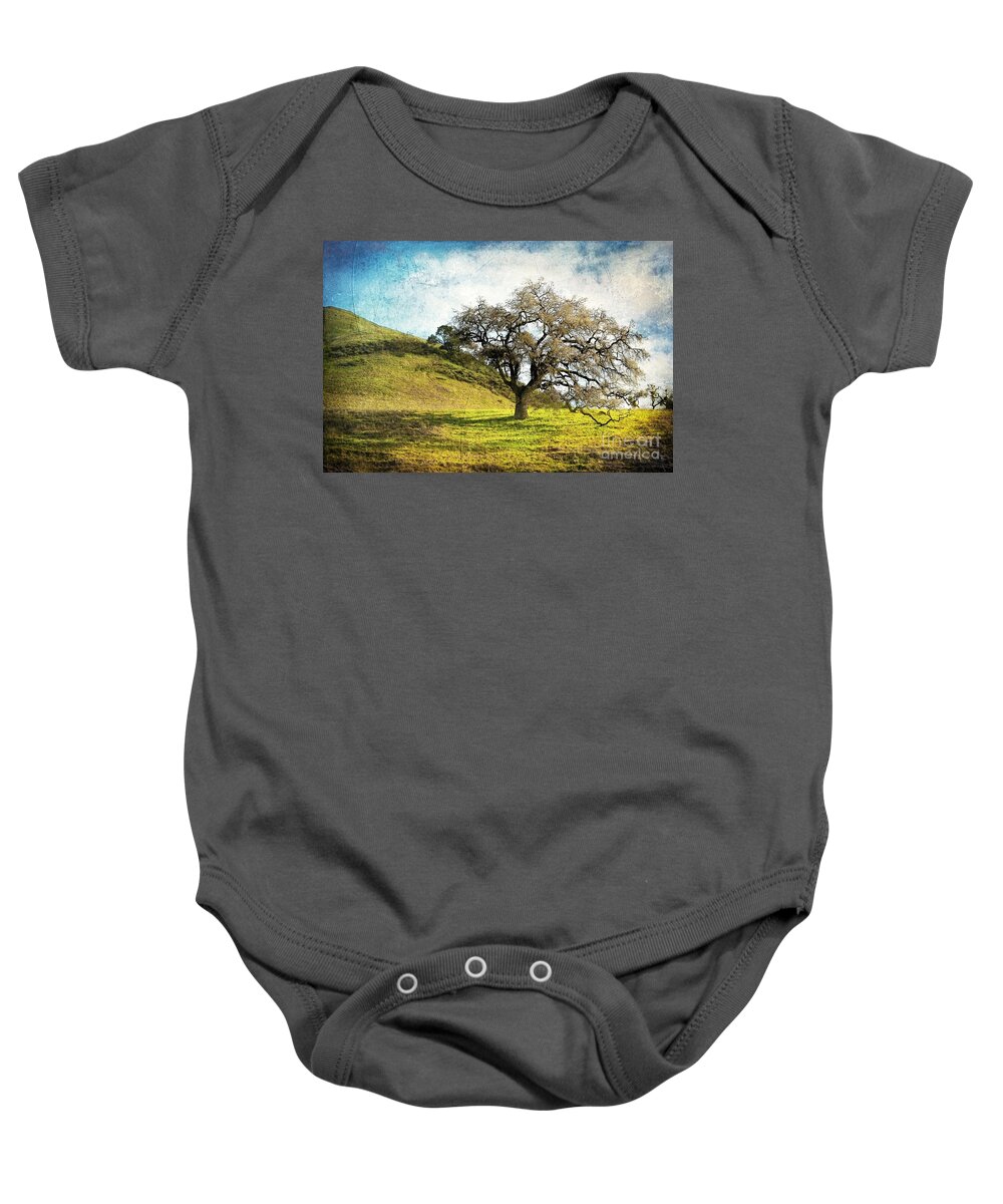 Landscape Baby Onesie featuring the photograph Kiss the Earth by Ellen Cotton