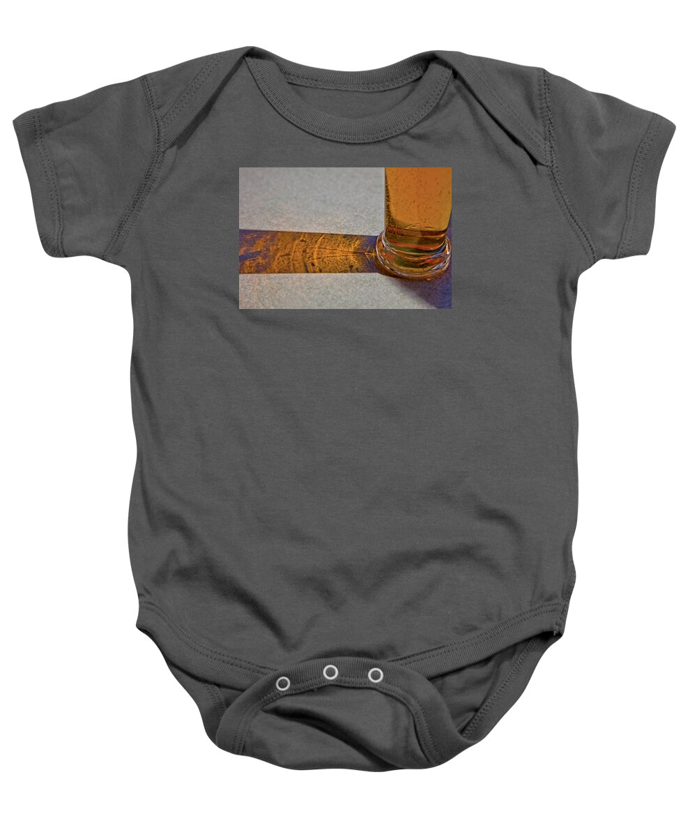Lager Photographs Baby Onesie featuring the digital art Lager by David Davies