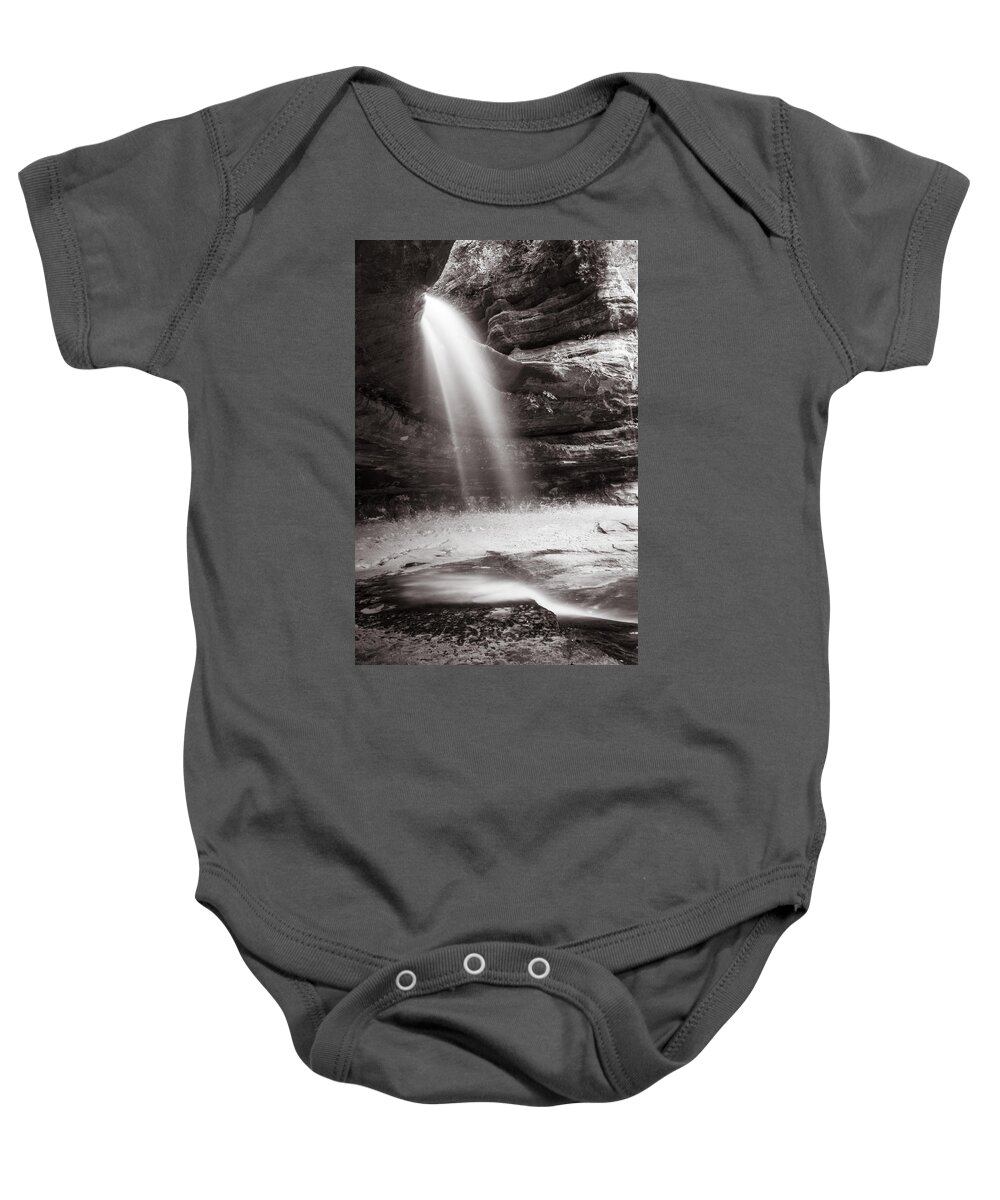 Waterfall Baby Onesie featuring the photograph LaSalle Canyon by Lauri Novak
