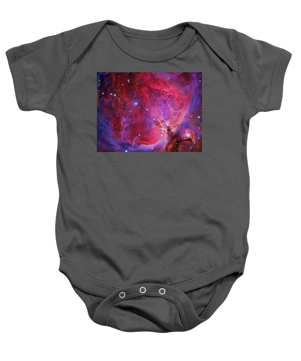 Orion Nebula Baby Onesie featuring the photograph Messier 42 by George Pedro