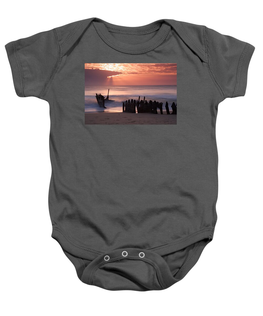 Dawn Baby Onesie featuring the photograph New day dawning by Howard Ferrier