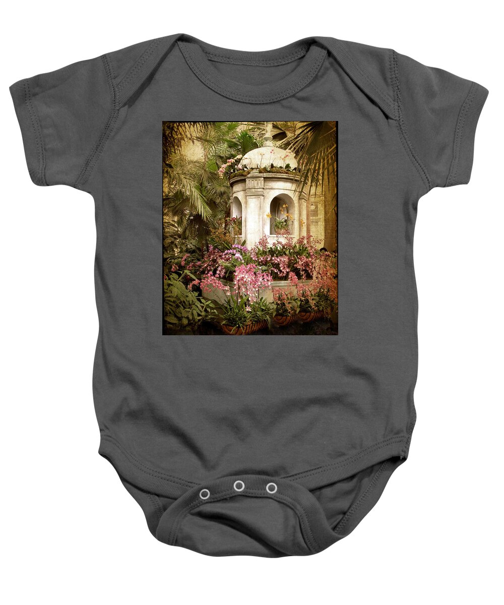 Orchids Baby Onesie featuring the photograph Orchid Exhibition by Jessica Jenney