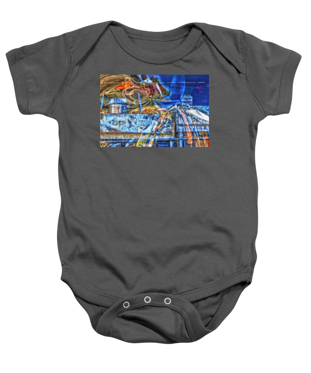 Reflection Baby Onesie featuring the photograph Plexi Reflexi Image Art by Jo Ann Tomaselli