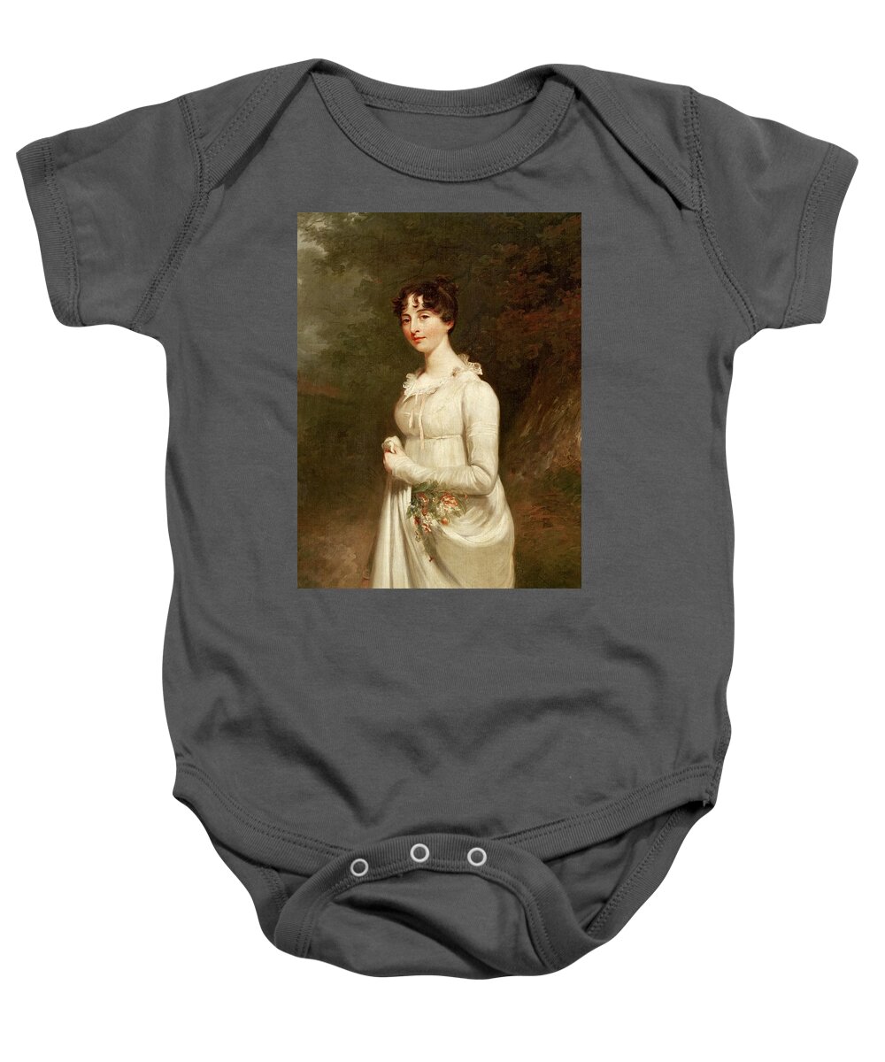 Female Baby Onesie featuring the painting Portrait Of Marcia B Fox by William Beechey