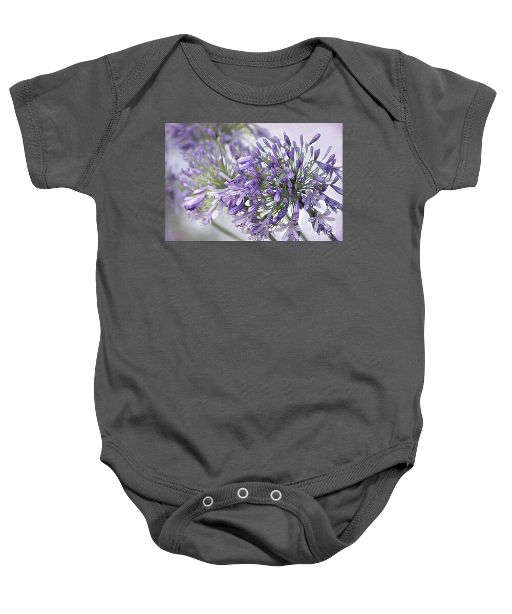 Agapatha Baby Onesie featuring the photograph Pretty Purple Lily of the Nile by Sabrina L Ryan