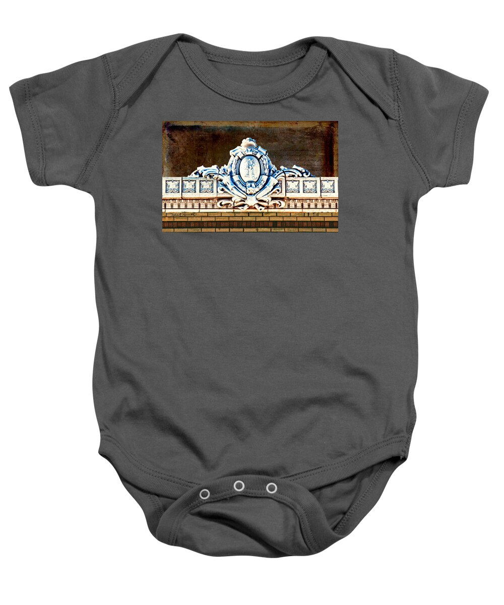 Redfield Roof Line Baby Onesie featuring the photograph Redfield Roofline 4 by Sylvia Thornton