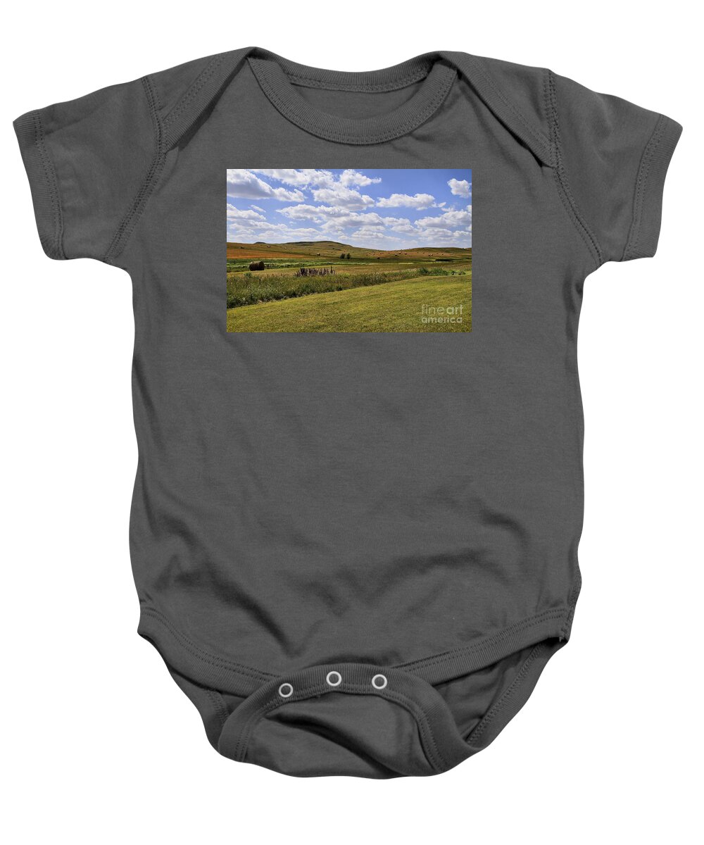 Landscape Baby Onesie featuring the photograph Rolling Hills of Montana by Teresa Zieba