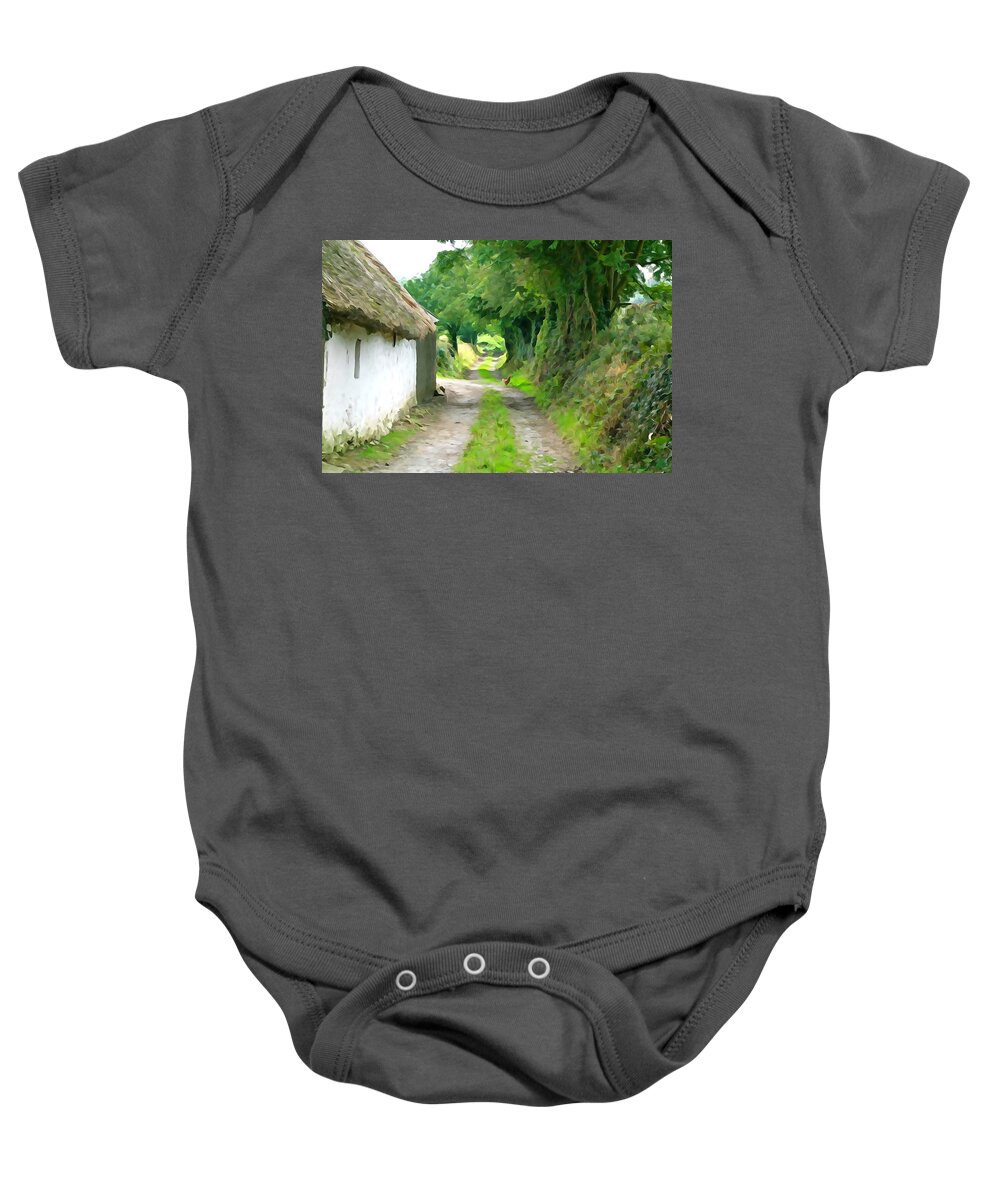 Path Baby Onesie featuring the photograph Rural Road by Norma Brock