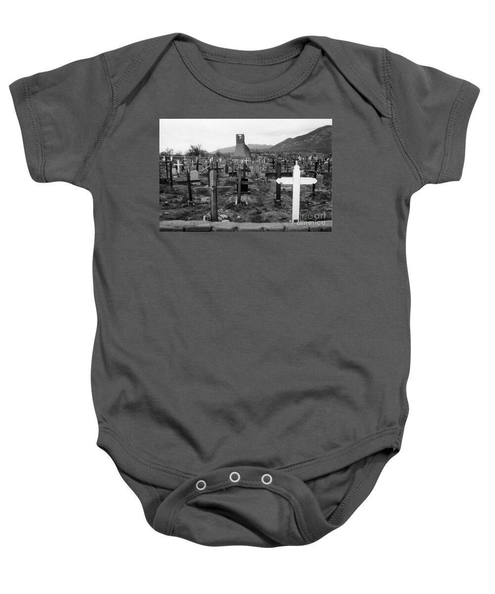 Cemetery Baby Onesie featuring the photograph Sacred Places by Crystal Nederman