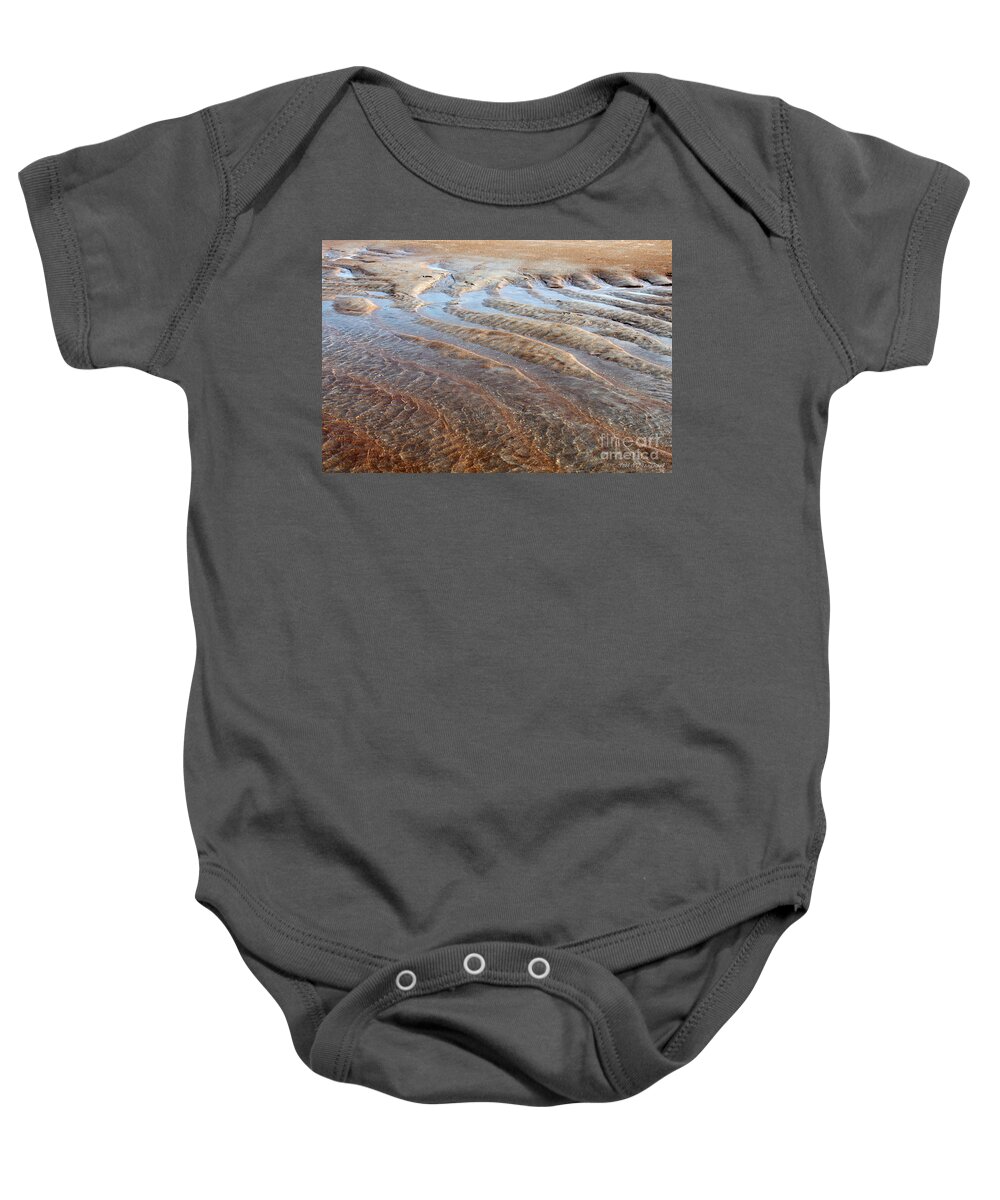 Landscape Baby Onesie featuring the photograph Sand Art No. 2 by Todd Blanchard