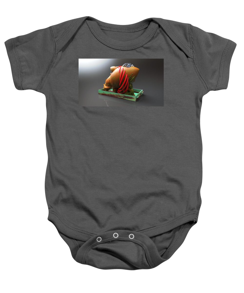 Science Baby Onesie featuring the digital art Science Project by Adam Vance