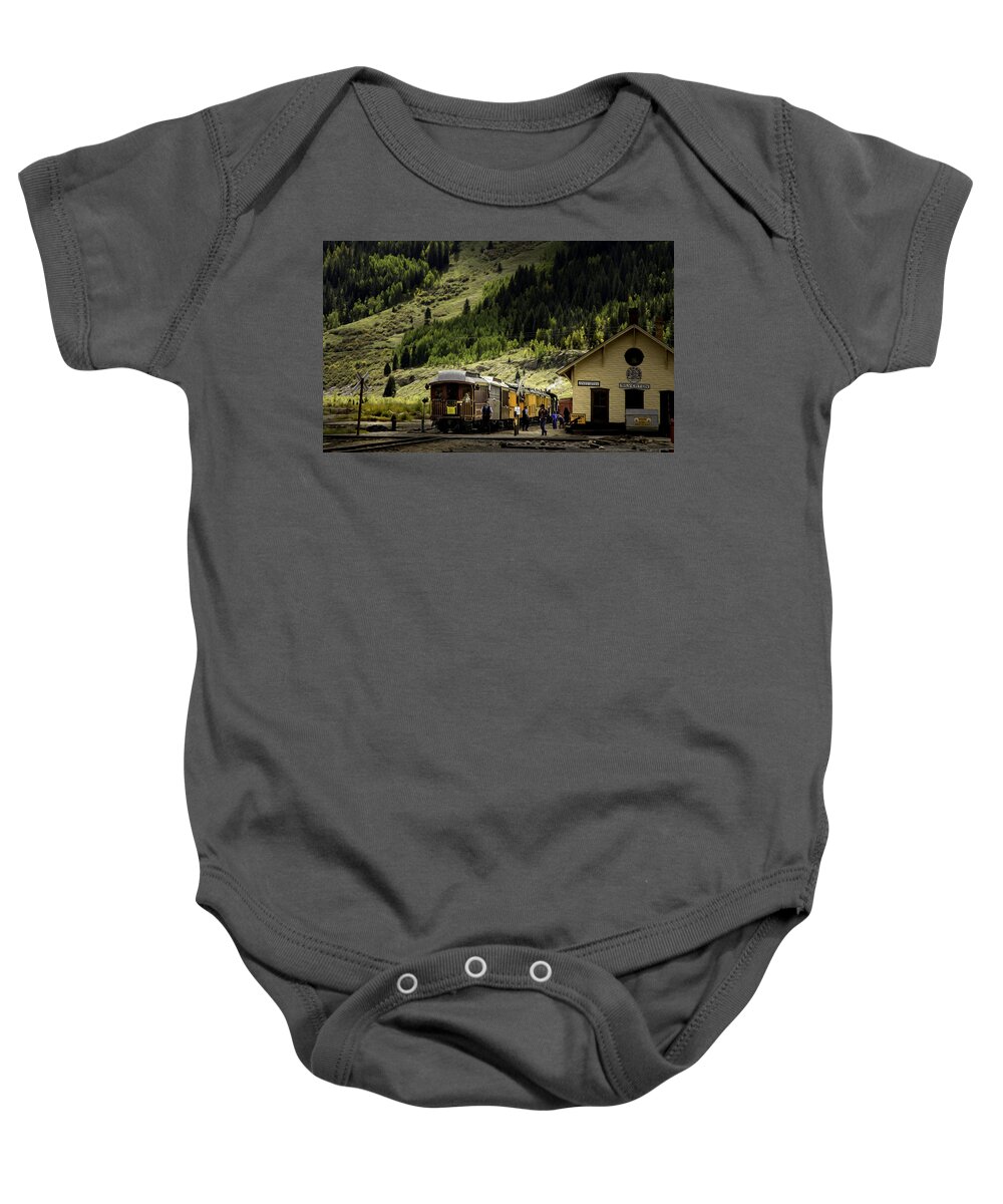 Colorado Baby Onesie featuring the photograph Silverton Station by Kristal Kraft
