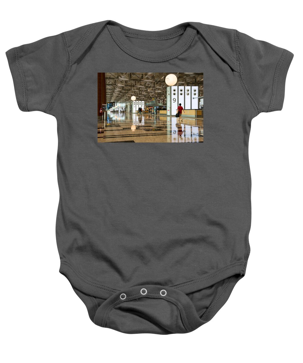 Singapore Baby Onesie featuring the photograph Singapore Changi Airport 03 by Rick Piper Photography