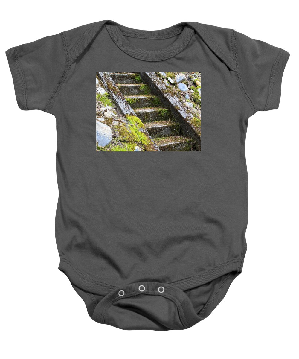 Steps Baby Onesie featuring the photograph Steps in Time by Karon Melillo DeVega