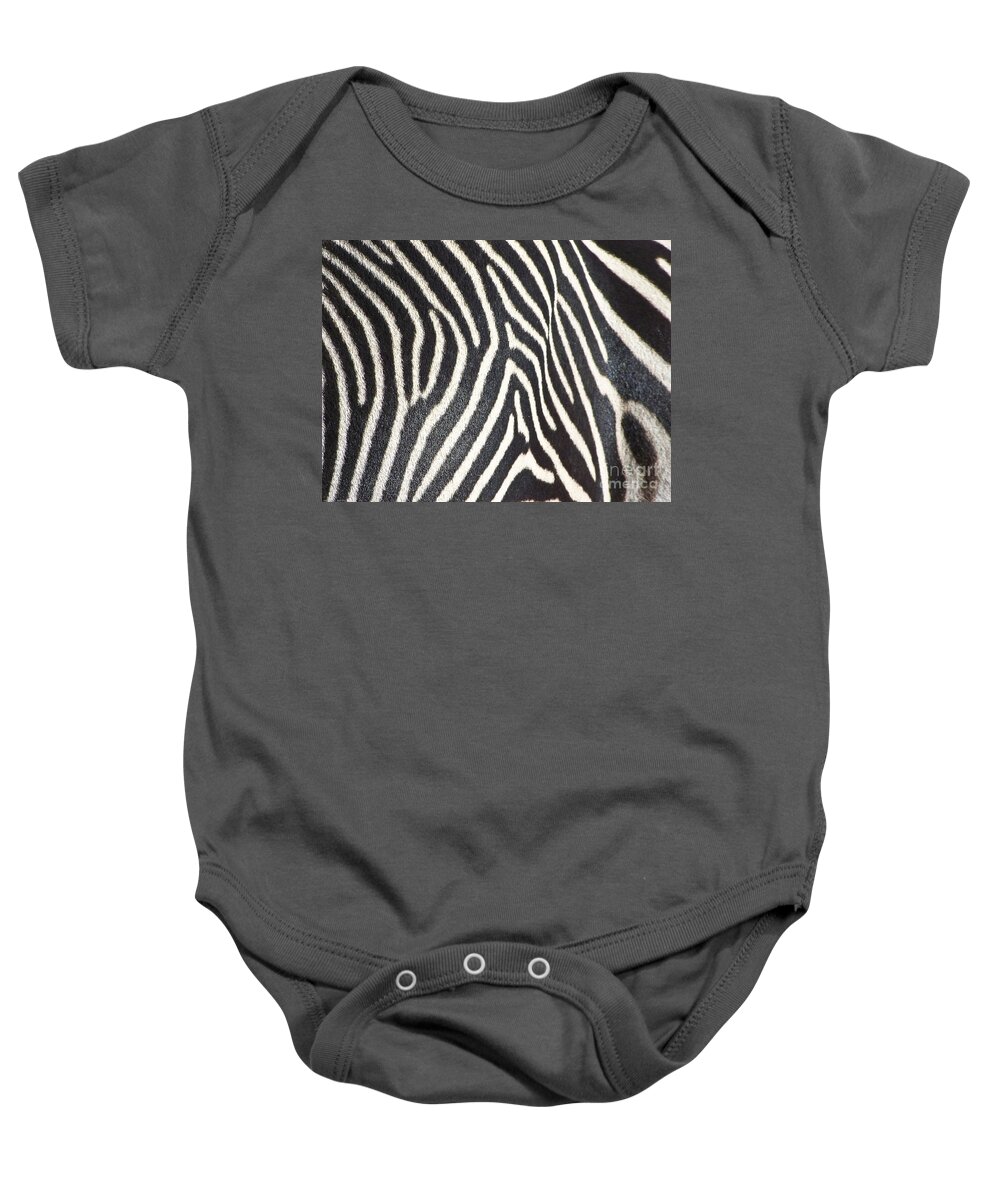 Animals Baby Onesie featuring the photograph Stripes and Ripples by Kathy McClure