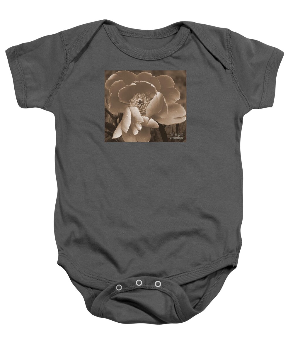 Subdued Baby Onesie featuring the photograph Subdued by Eunice Miller