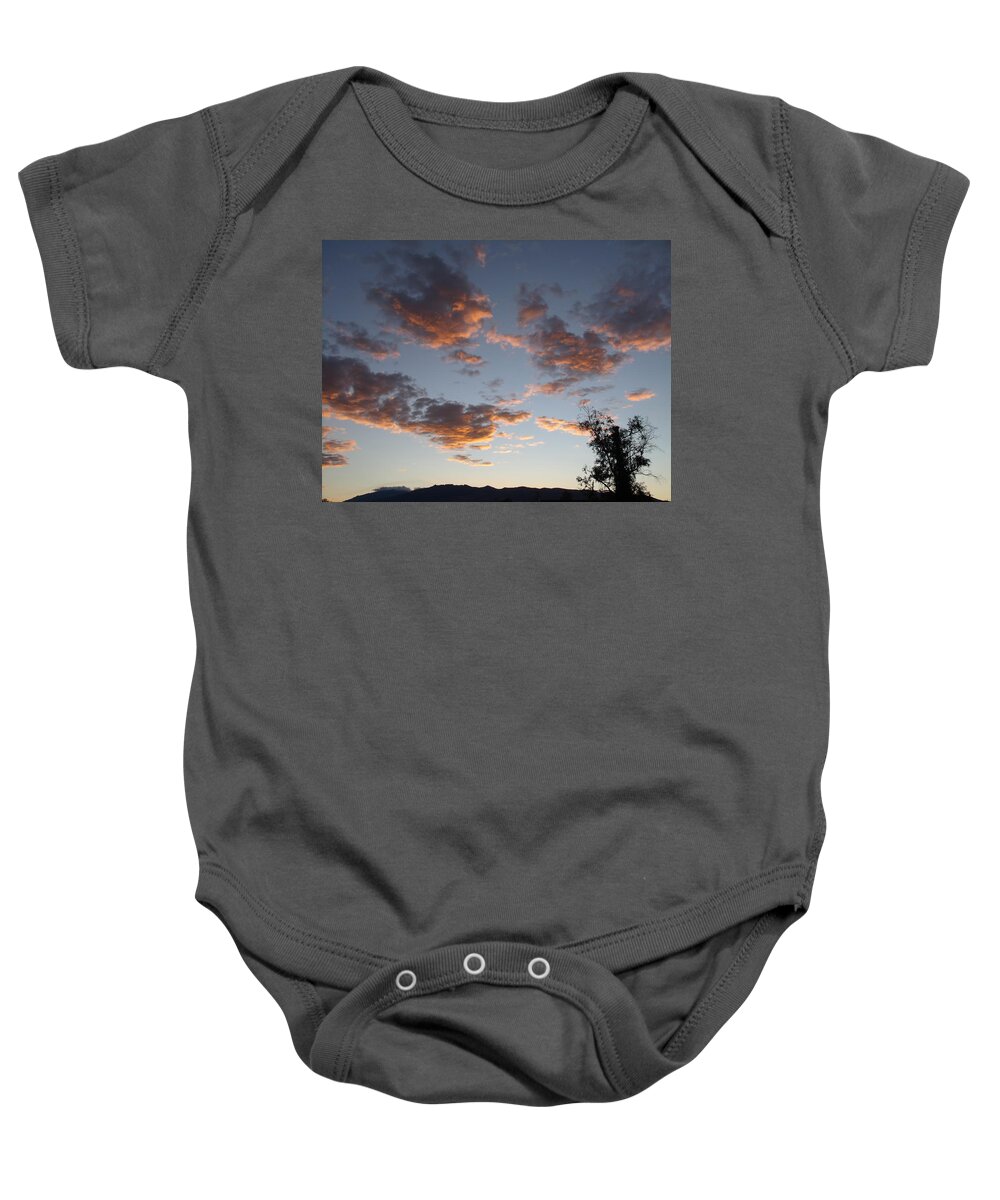Arizona Baby Onesie featuring the photograph Sun Clouds by David S Reynolds