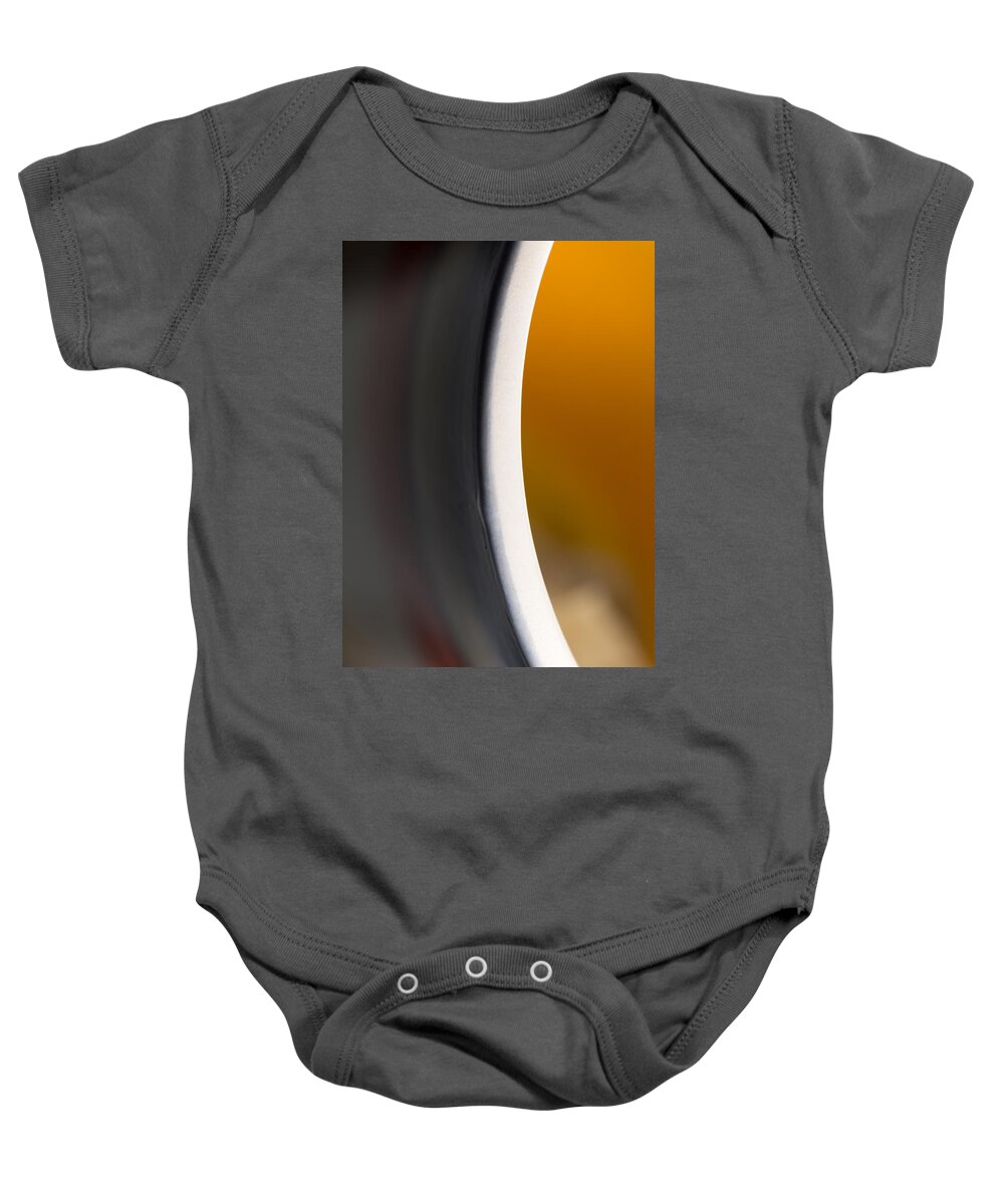Tea Baby Onesie featuring the photograph Tea Cup by Bob Orsillo