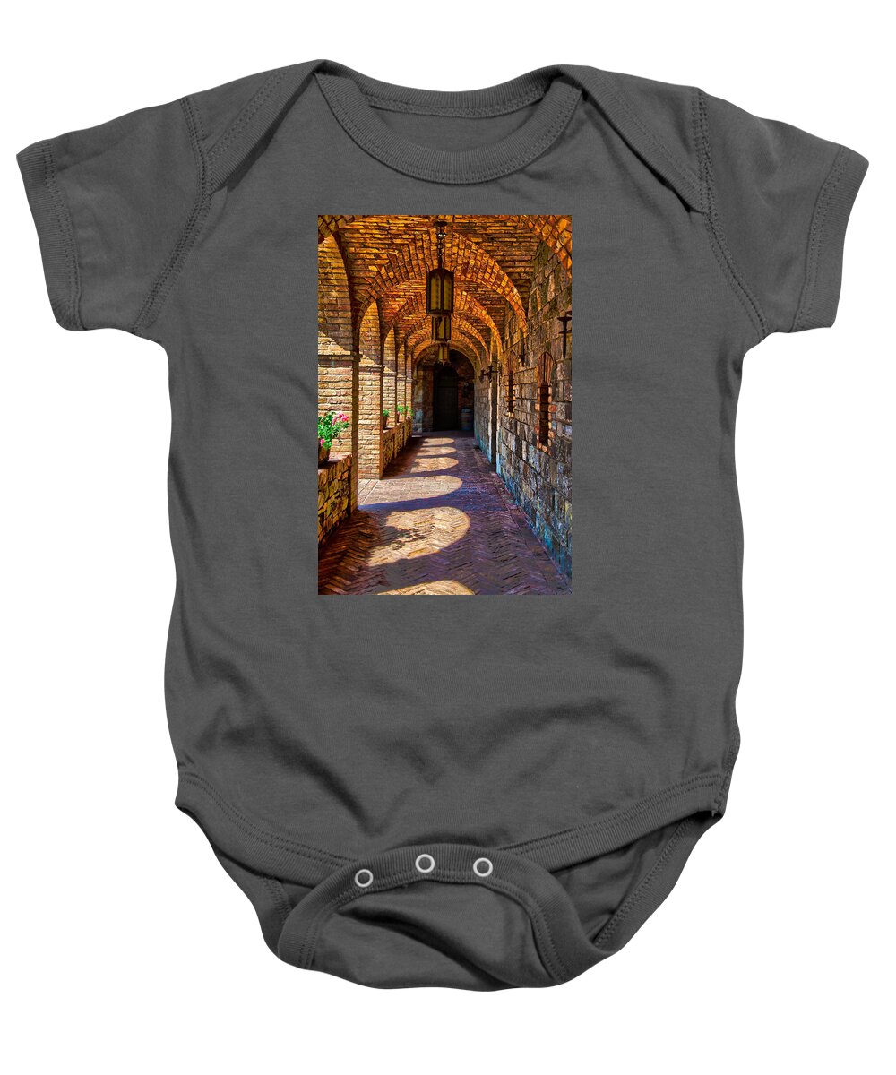 Arches Baby Onesie featuring the photograph The Arches by Richard J Cassato