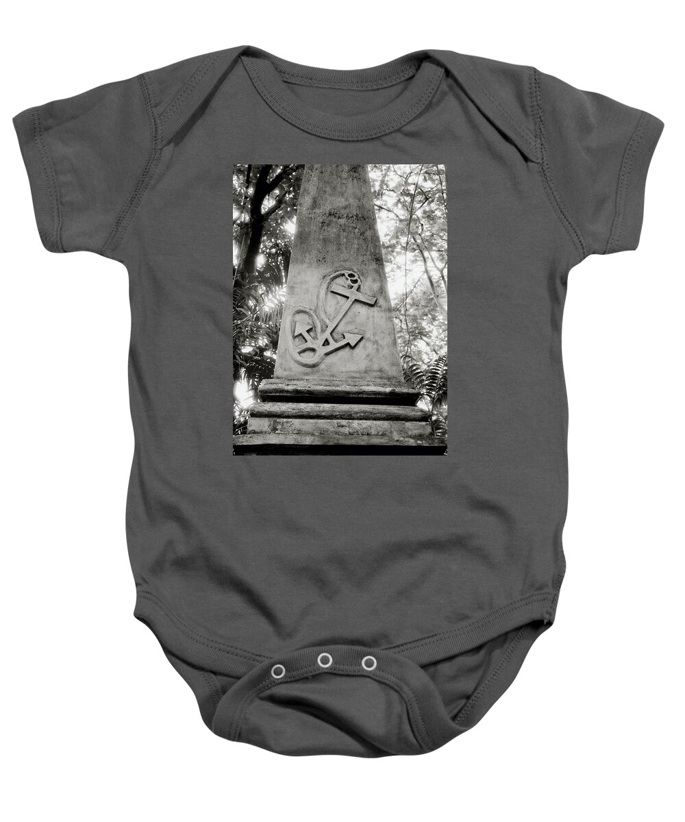 Timeless Baby Onesie featuring the photograph The Furled Anchors Of Calcutta by Shaun Higson