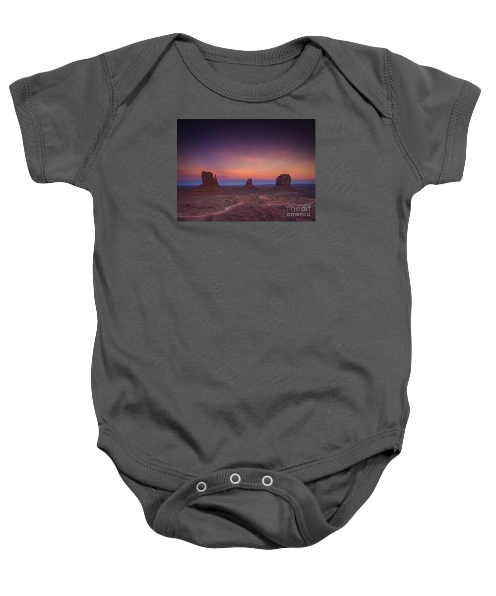 Landscape Baby Onesie featuring the photograph The last of daylight by Marco Crupi