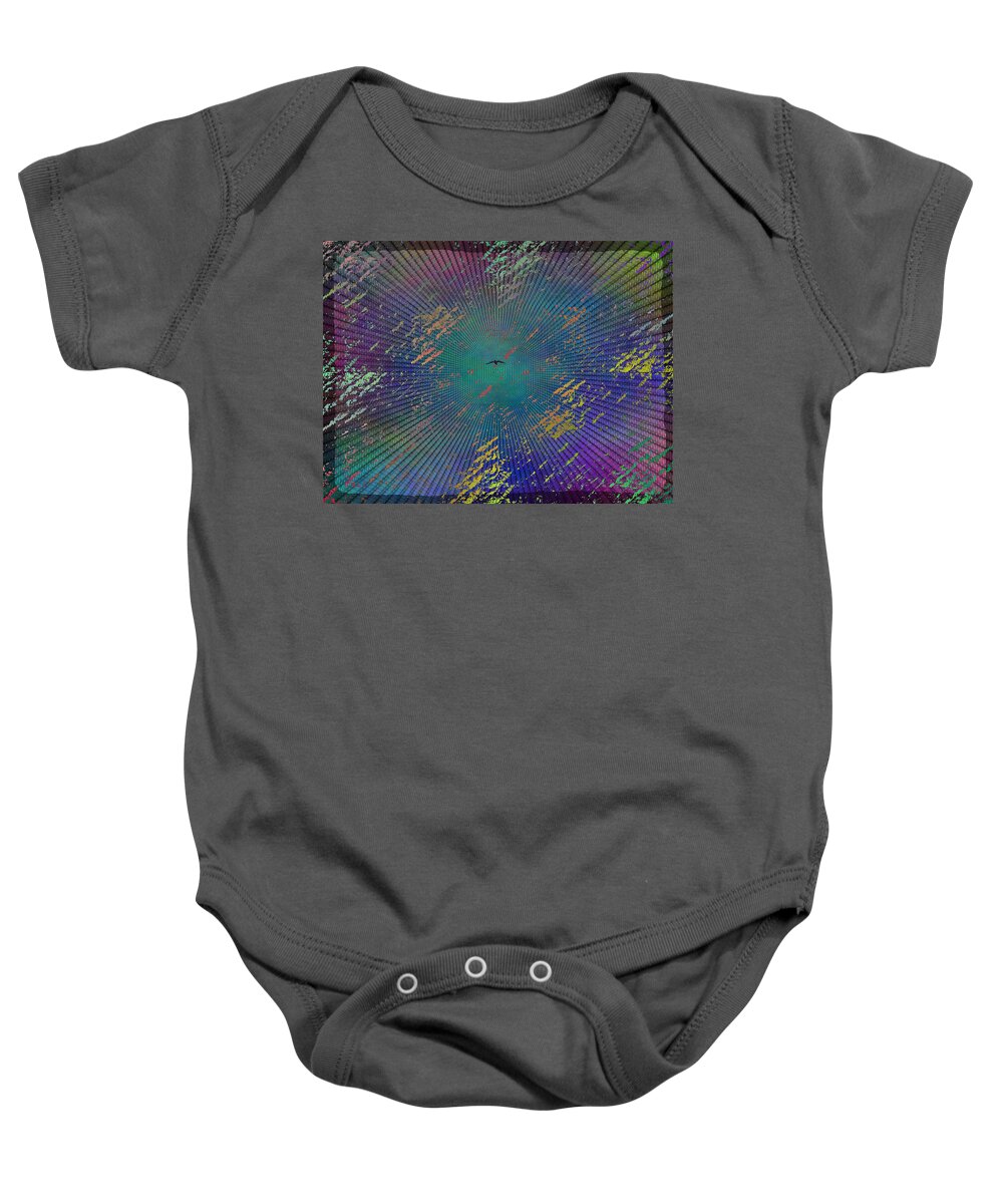 Sky Baby Onesie featuring the digital art The Skys The Limit by Tim Allen