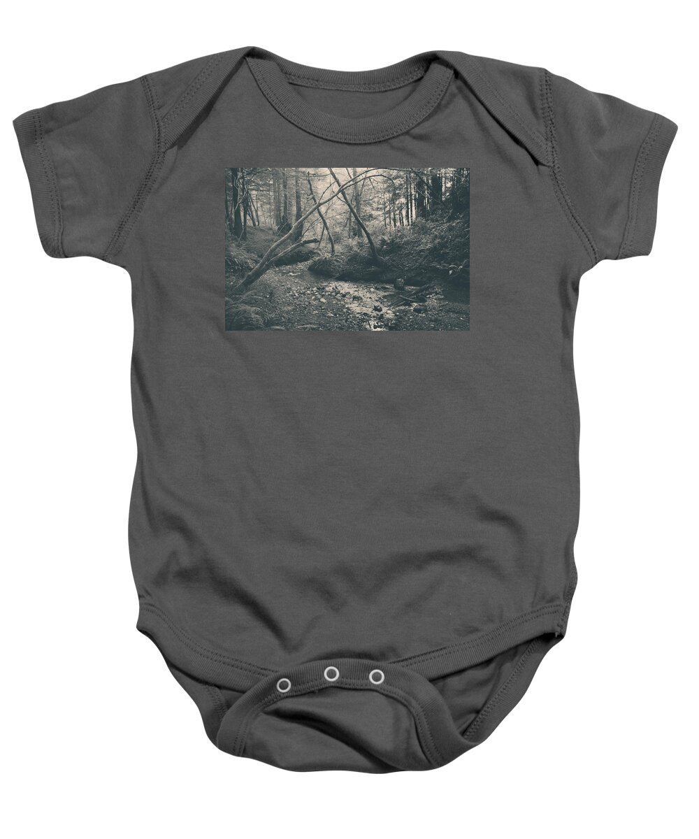 Purisima Creek Redwoods Open Space Preserve Baby Onesie featuring the photograph Through the Woods by Laurie Search