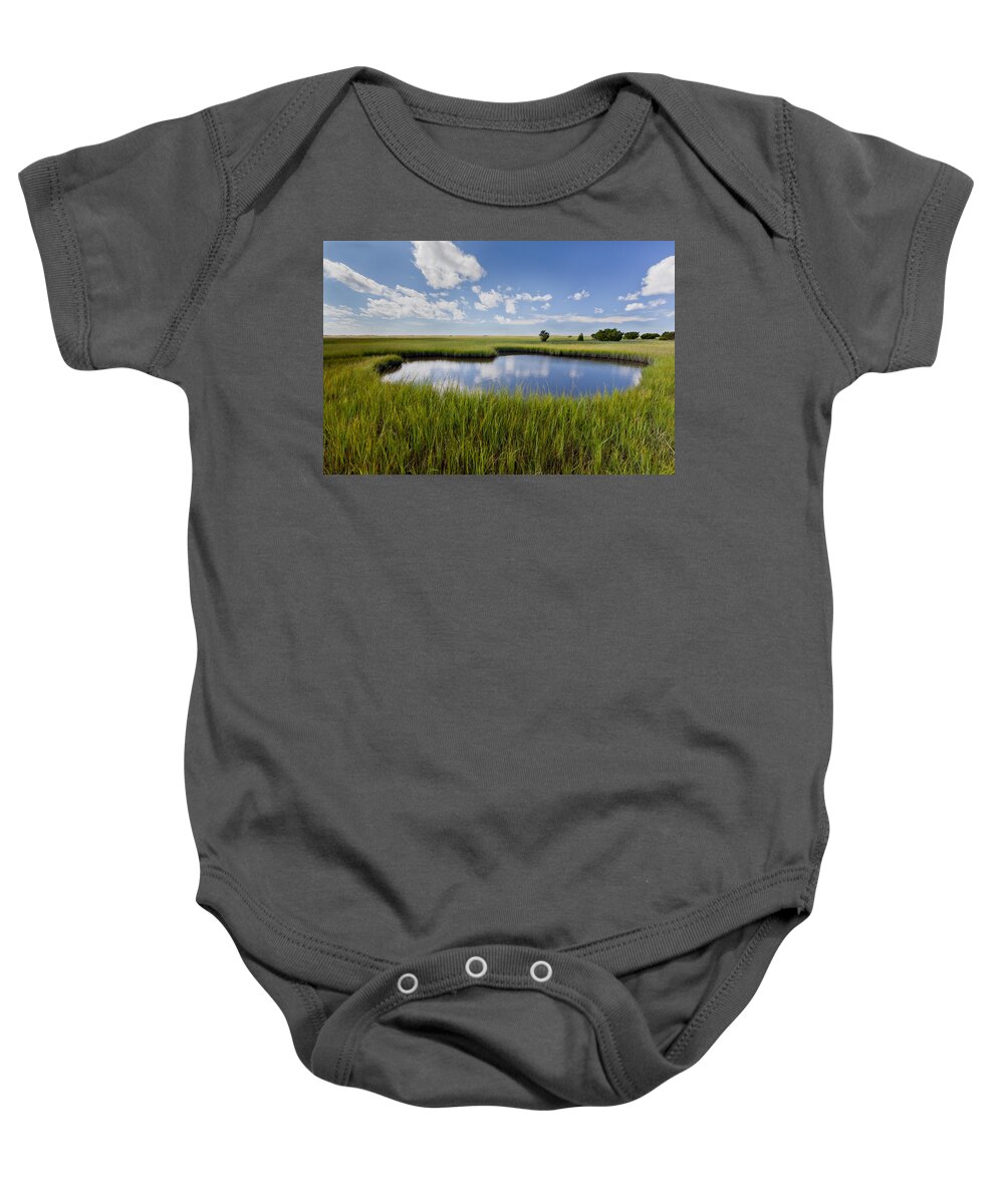 Carolina Beach Baby Onesie featuring the photograph Tidal Pool Image Art by Jo Ann Tomaselli