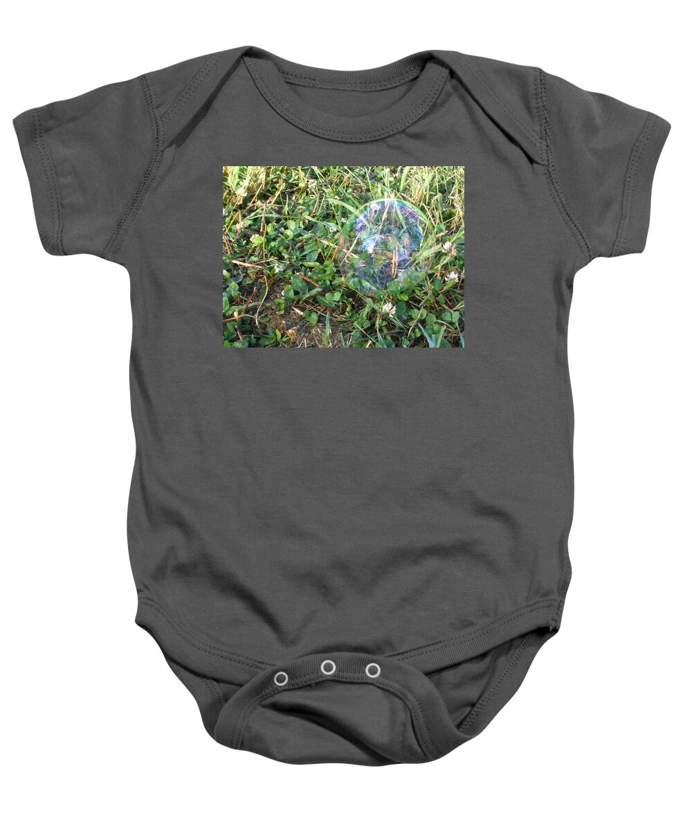 Bubble Baby Onesie featuring the photograph Time Stands Still by Vivian Martin