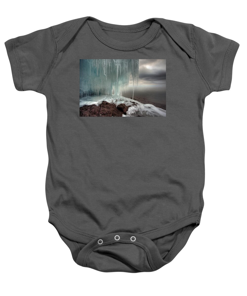 Blue Hour Baby Onesie featuring the photograph Tofte Oce Formations III by Jakub Sisak