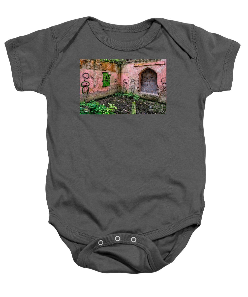Mansion Baby Onesie featuring the photograph Urban Exploration by Adrian Evans