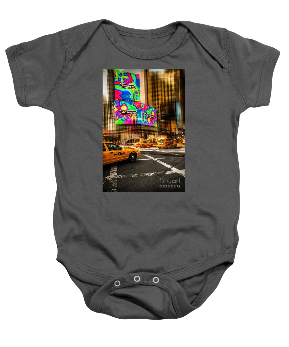 Nyc Baby Onesie featuring the photograph Van Wagner by Hannes Cmarits