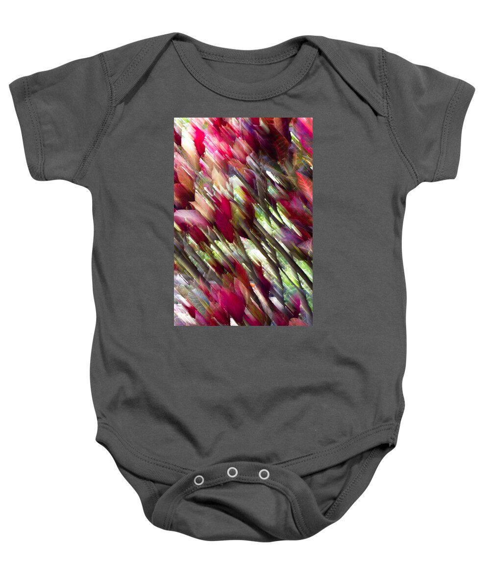 Flower Baby Onesie featuring the photograph Vibrant Leaves by Christie Kowalski
