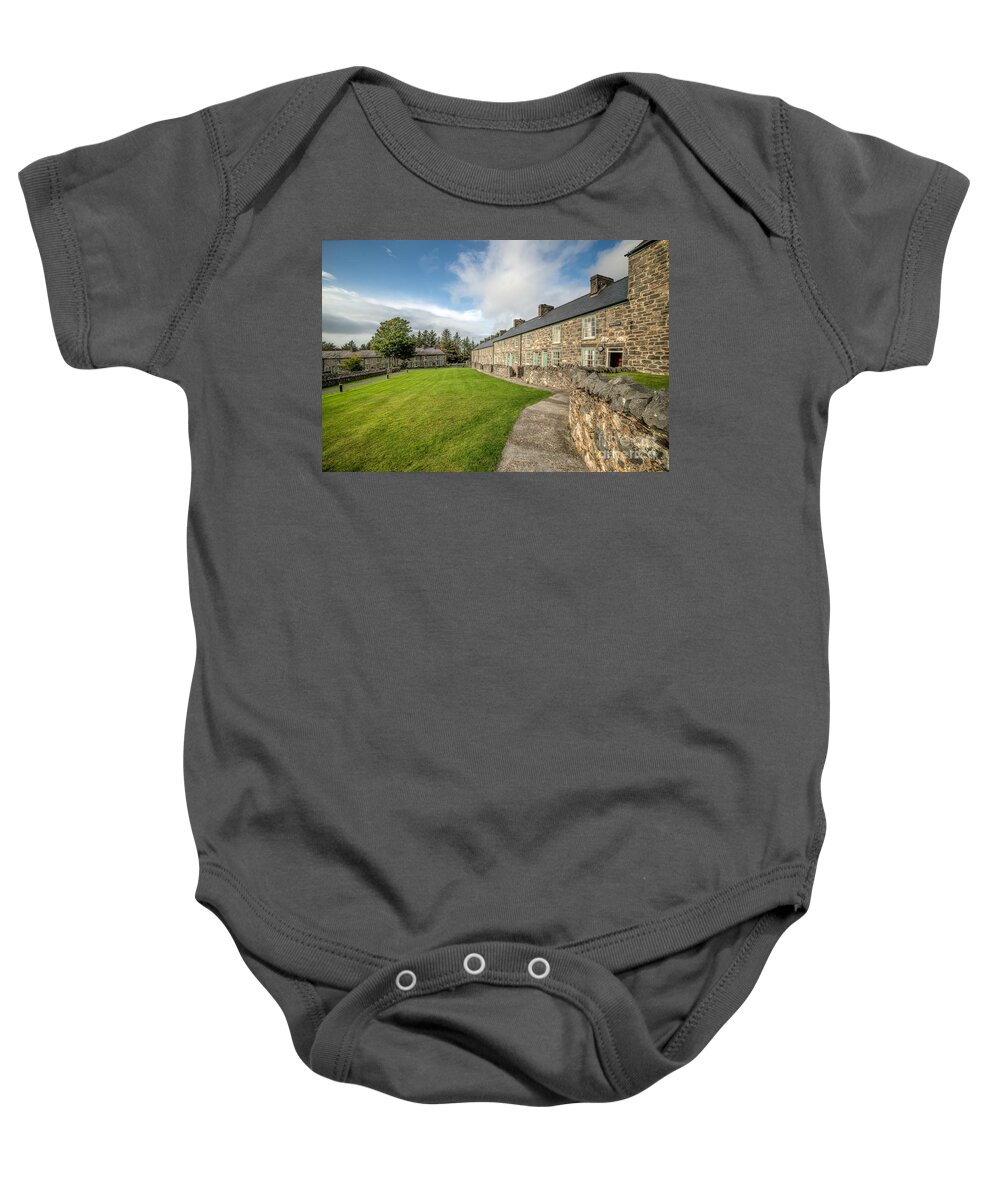 Llŷn Peninsula Baby Onesie featuring the photograph Victorian Cottages by Adrian Evans
