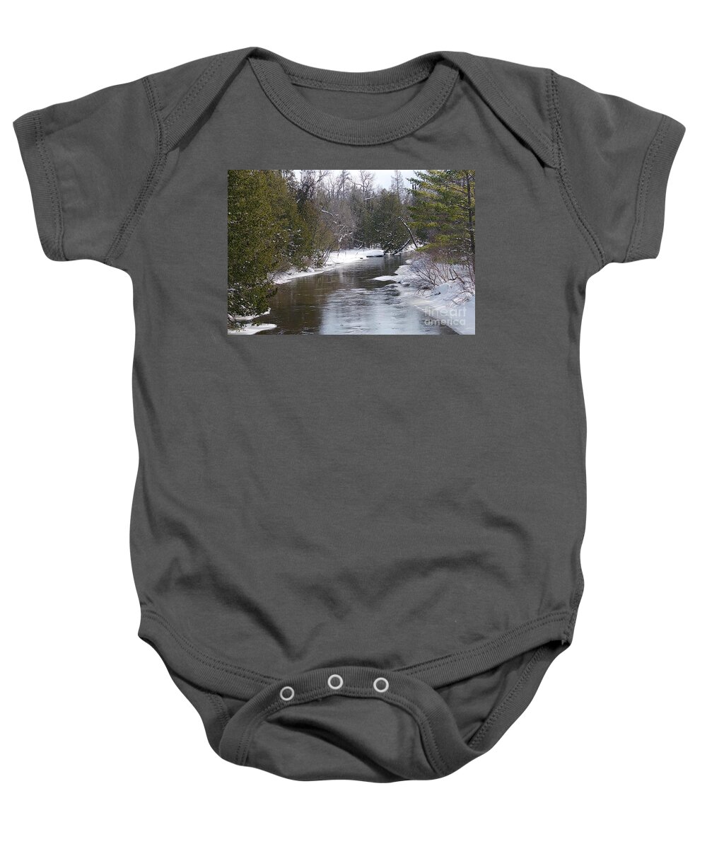 Jordan River Baby Onesie featuring the photograph Webster by Joseph Yarbrough