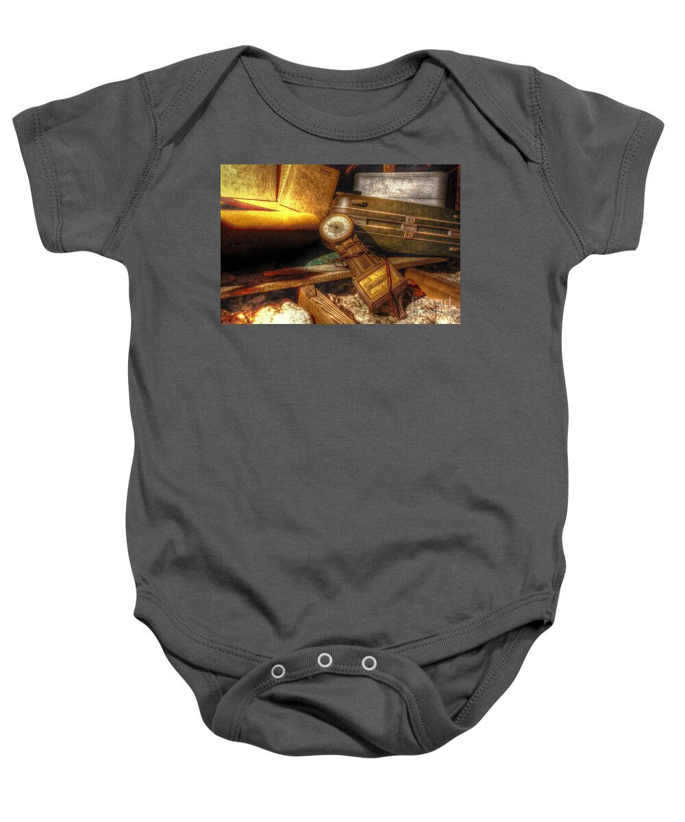  Analog Baby Onesie featuring the photograph Where Does Time Go? by Dan Stone