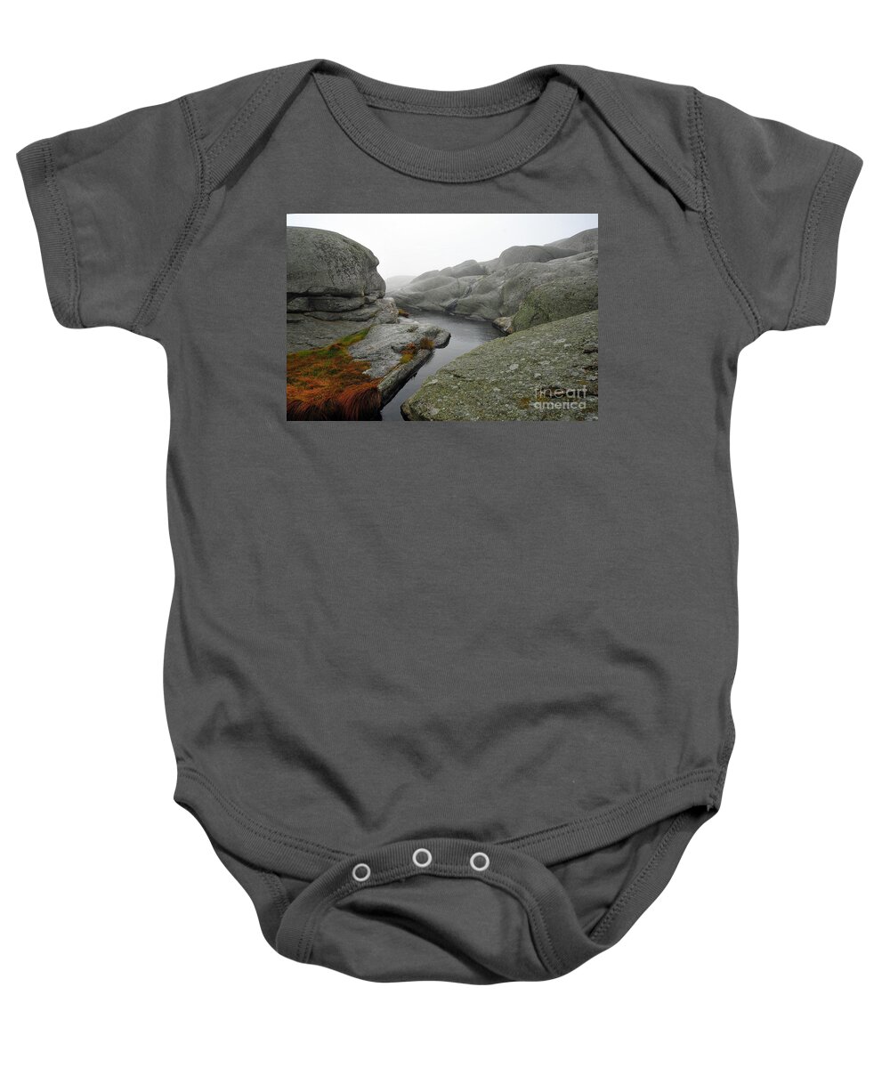 World's_end Baby Onesie featuring the photograph World's End 1 by Randi Grace Nilsberg