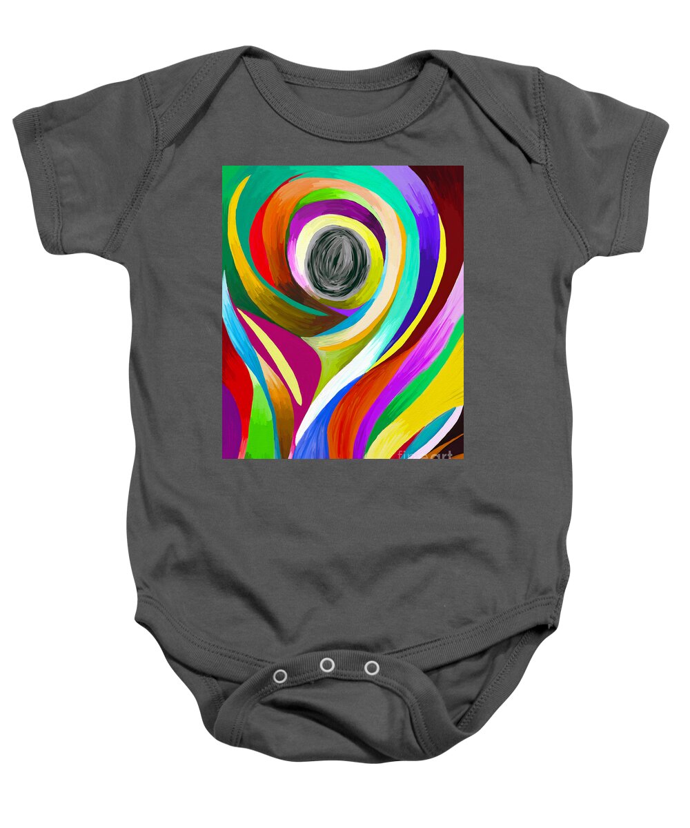Artrage Baby Onesie featuring the painting Wraith by Will Felix