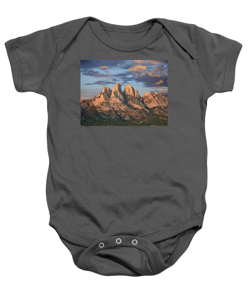 00438928 Baby Onesie featuring the photograph Organ Mountains Near Las Cruces New #1 by Tim Fitzharris