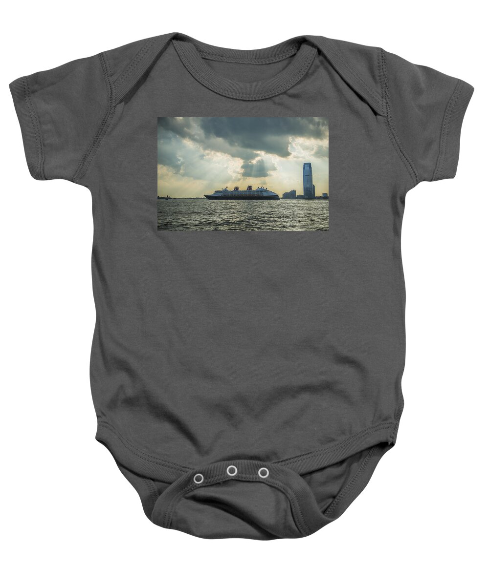 Battery Park City Baby Onesie featuring the photograph View from Battery Park City #18 by Theodore Jones