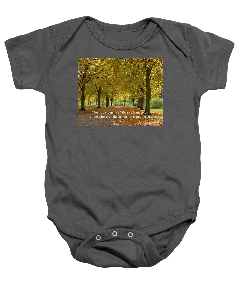  Baby Onesie featuring the photograph 38- Plant Trees by Joseph Keane
