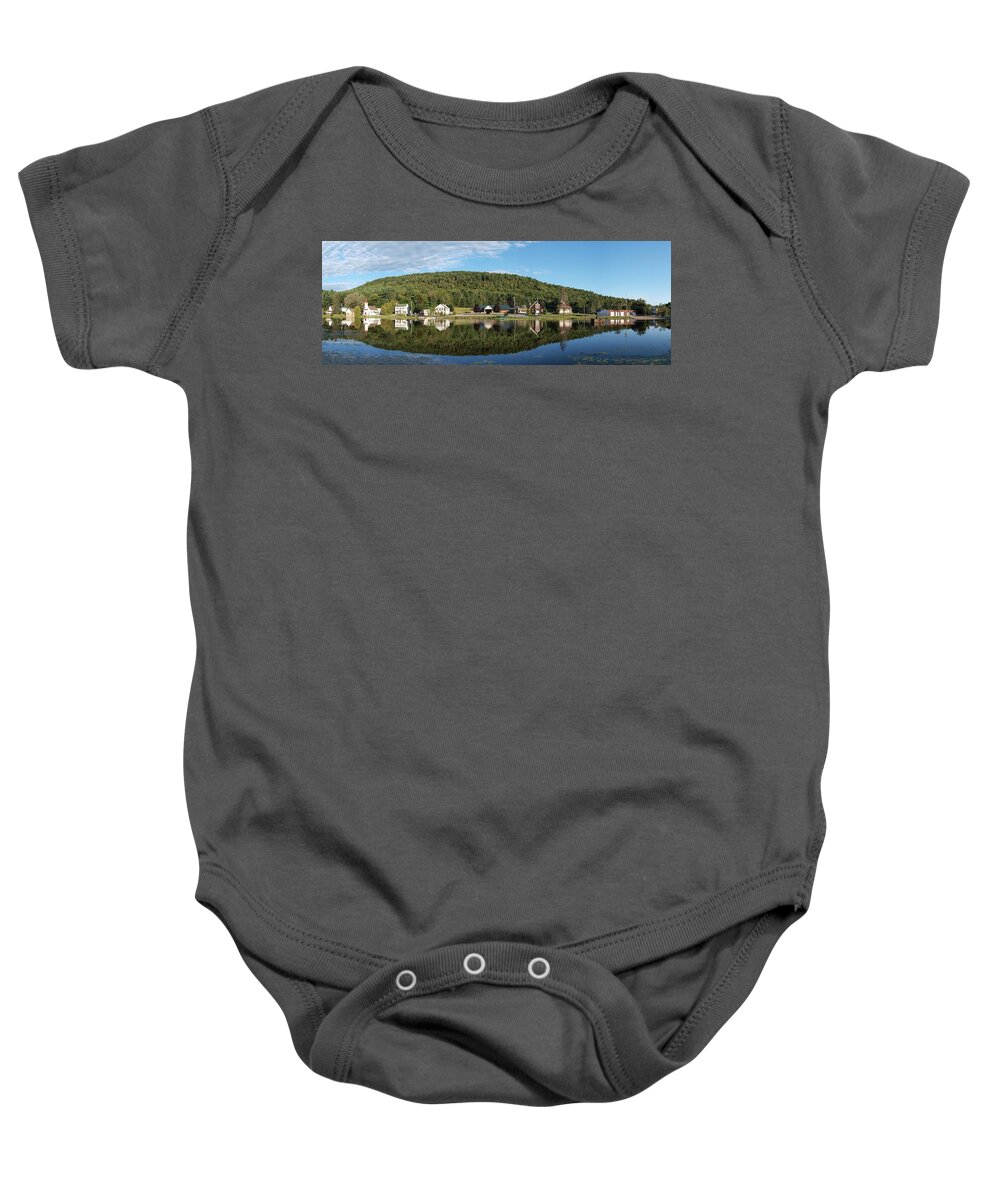 Adirondacks Baby Onesie featuring the photograph Brant Lake Reflections by Joshua House
